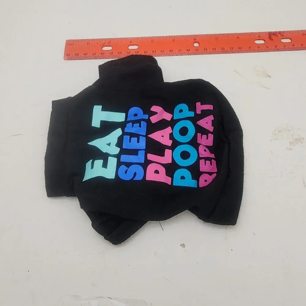 Dog shirt XS eat sleep play poop
